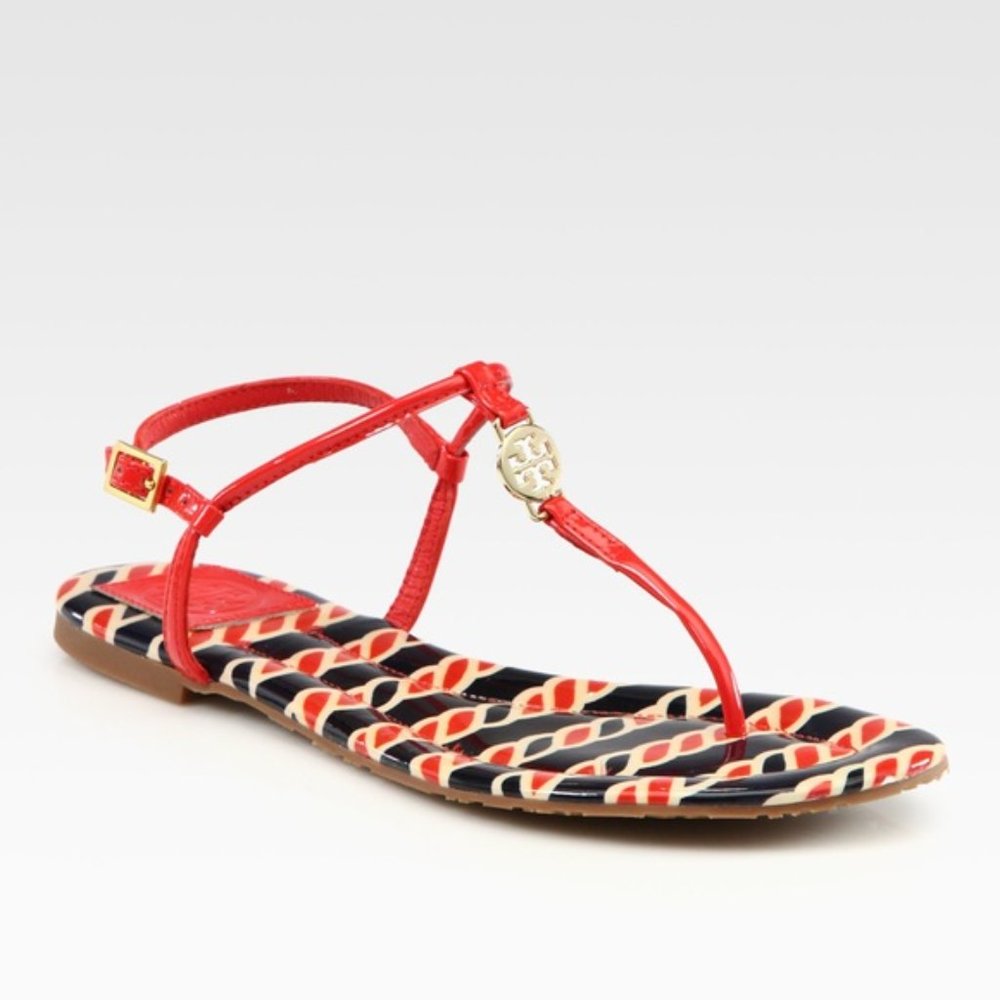 Tory Burch | Emmy Leather Thong Sandals
